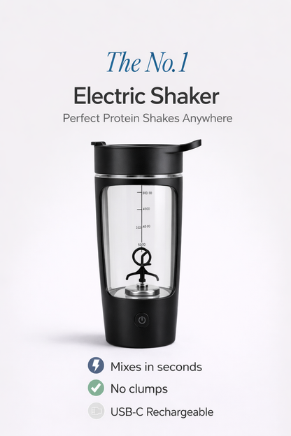 Smooth Protein Shakes in 5 Seconds — No Clumps. No Shaking