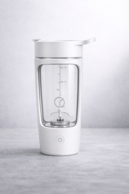 Smooth Protein Shakes in 5 Seconds — No Clumps. No Shaking